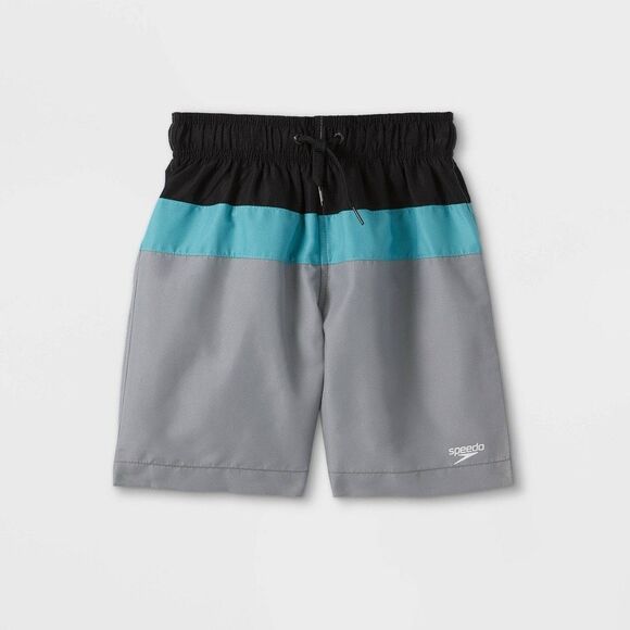 Speedo Boys' Colorblock Swim Trunks - Size XL - Picture 1 of 3